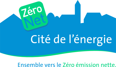 Nouveau logo Zéro Net de Cité de l'énergie